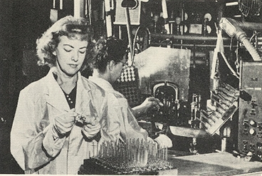 RCA Employee Performing An Inspection By The Sealex Machine
