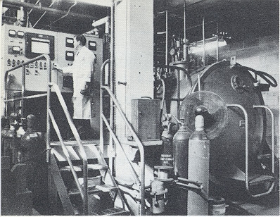 RCA Employee Monitors The Purity Of Materials Used To Manufacture Tubes