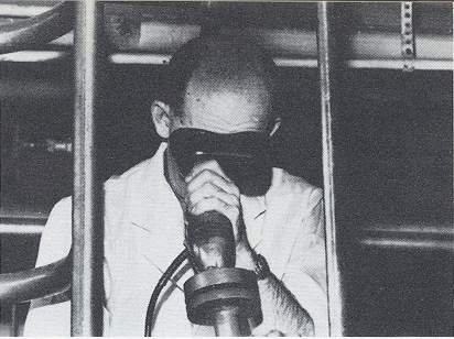 RCA Employee Checking For The Purity Of Chemical Elements