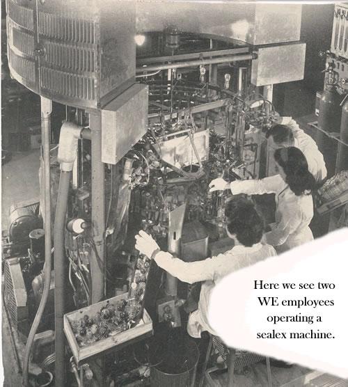 Western Electric Production Line - Sealex Machine